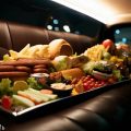 Food And Drinks In The Limousine